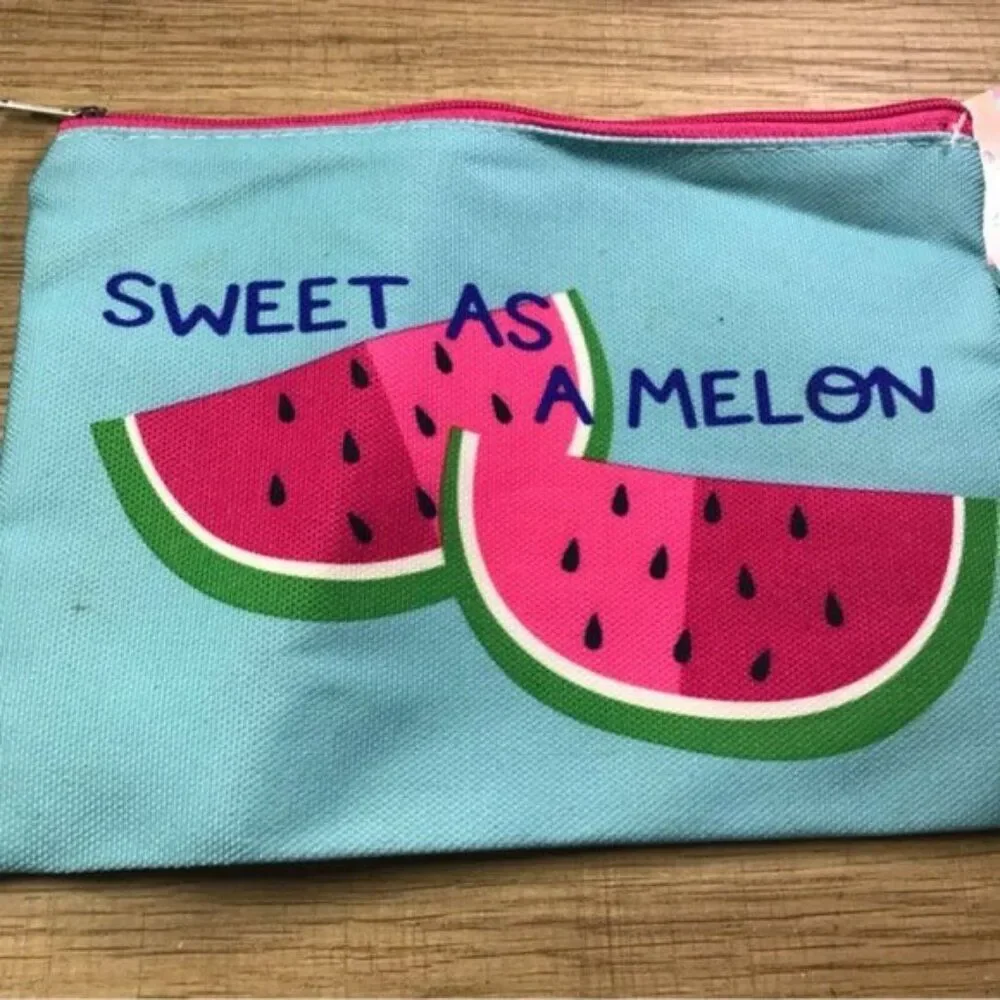 Watermelon Themed  Makeup Cosmetic Pouch Bag